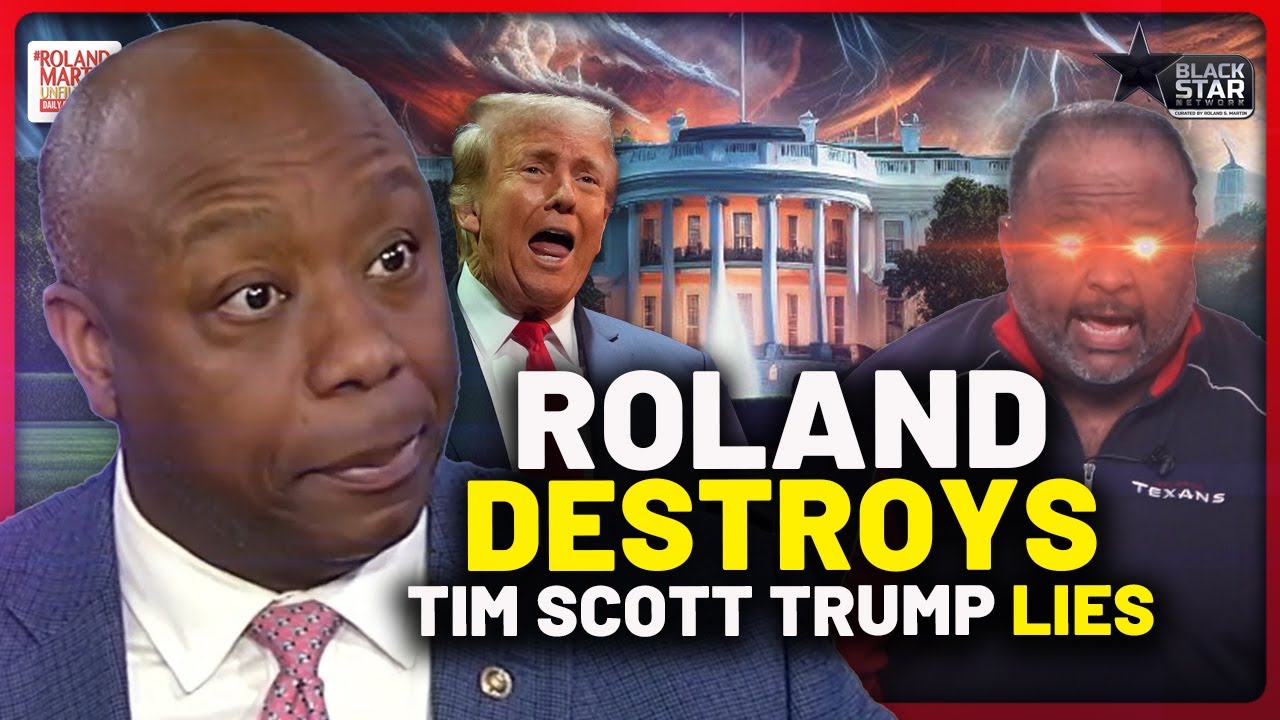 Roland OBLITERATES Tim Scott For ‘Trump Did More For Minorities Than Biden Will Ever Do’ LIES