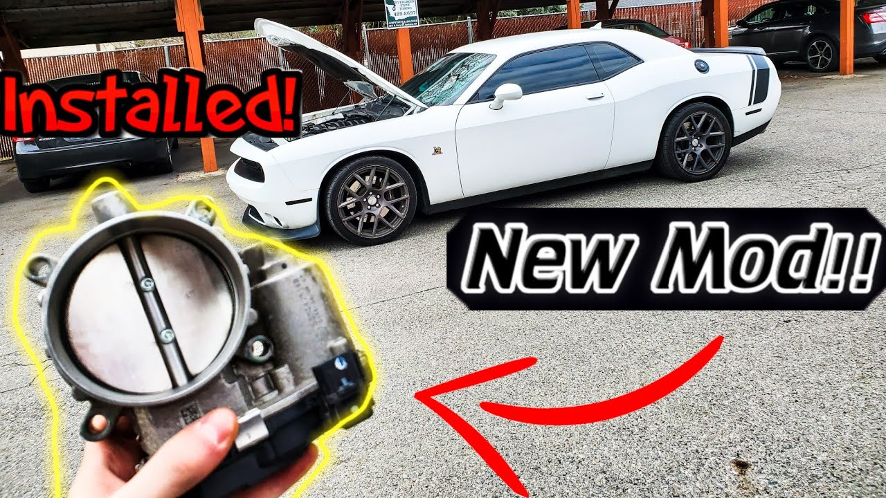 New Mod Is Here! Fastman 84mm Throttle body install on my Scatpack 392!