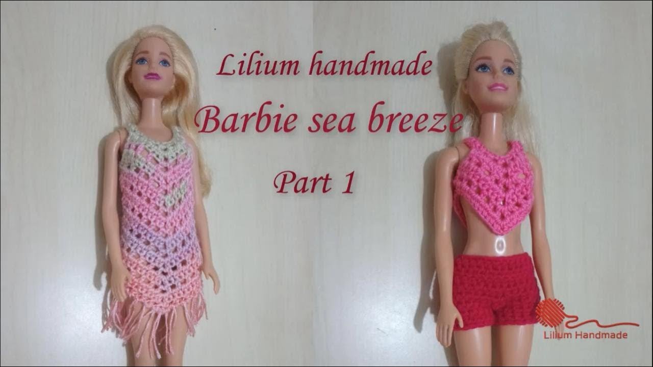 How to crochet barbie sea breeze (part 1) left hand