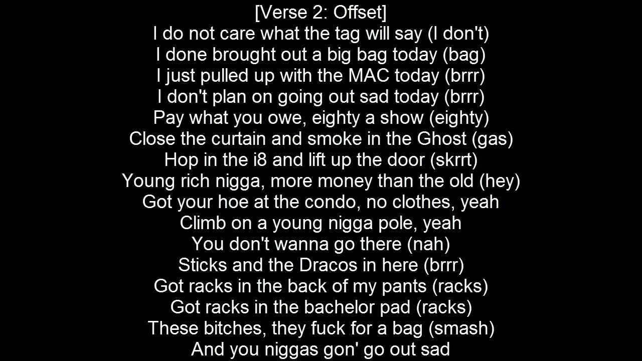 Migos - What The Price Lyrics