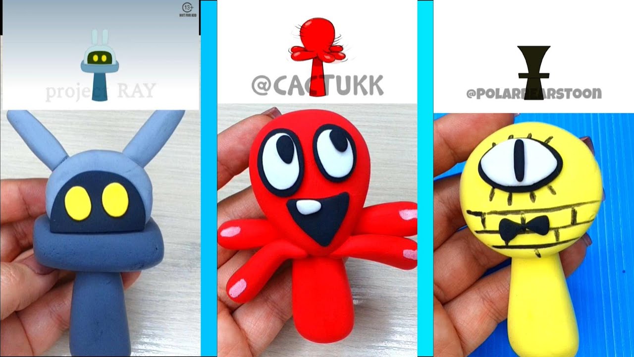 Я создал Sprunki OCEmoji Fred Roberto Pocoyo RObot Alphabet Lore Sonic