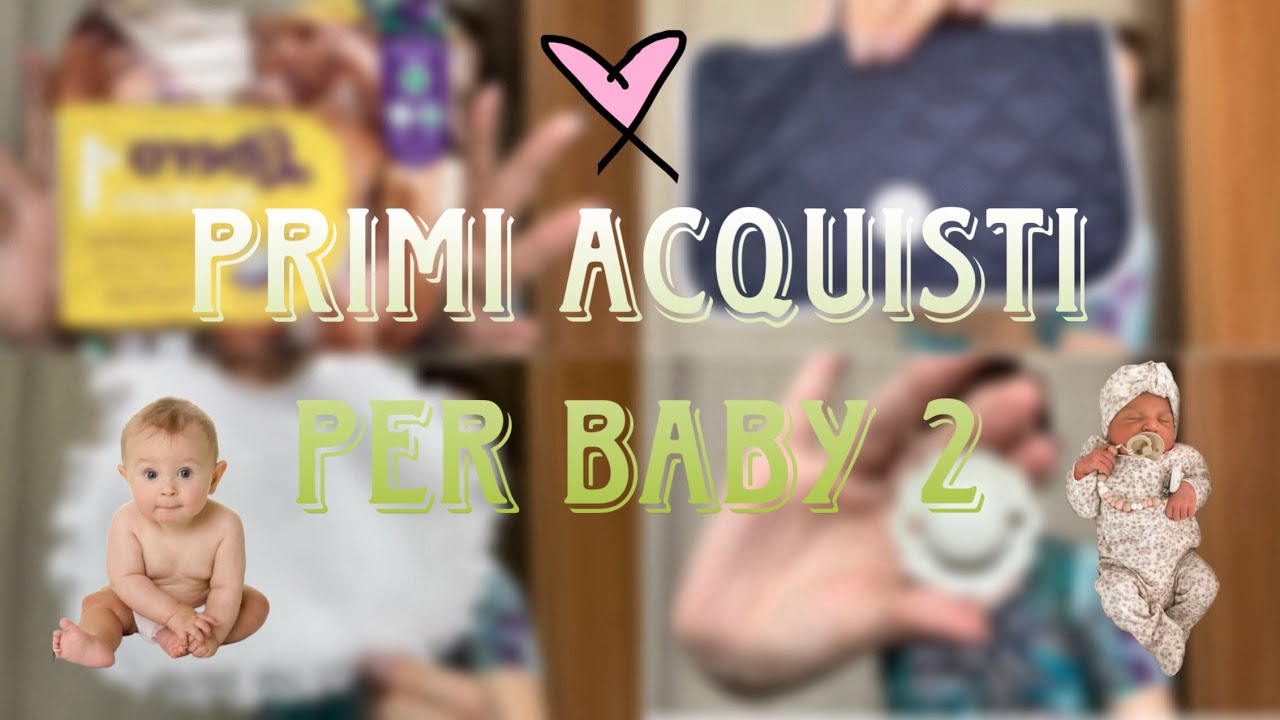 Primi acquisti per baby 2🩵🩷