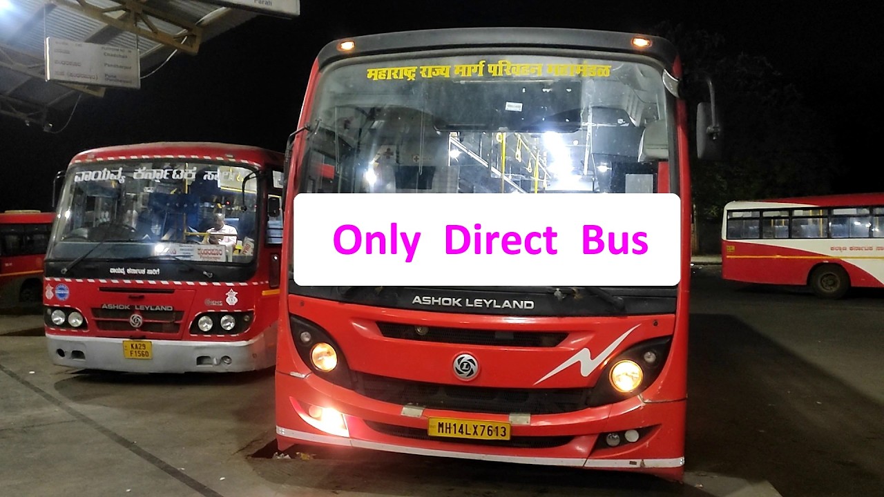 Only Bus on the Direct Highway from Vijayapura to Pandharpur