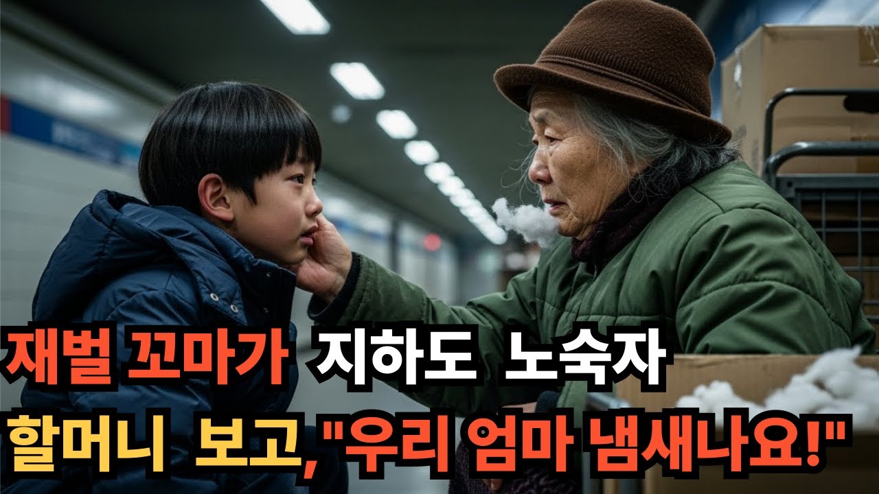 네박자 막장드라마 스토리 ~200억 재벌 손자가 폐지줍는 노숙자 할머니 손잡더니    