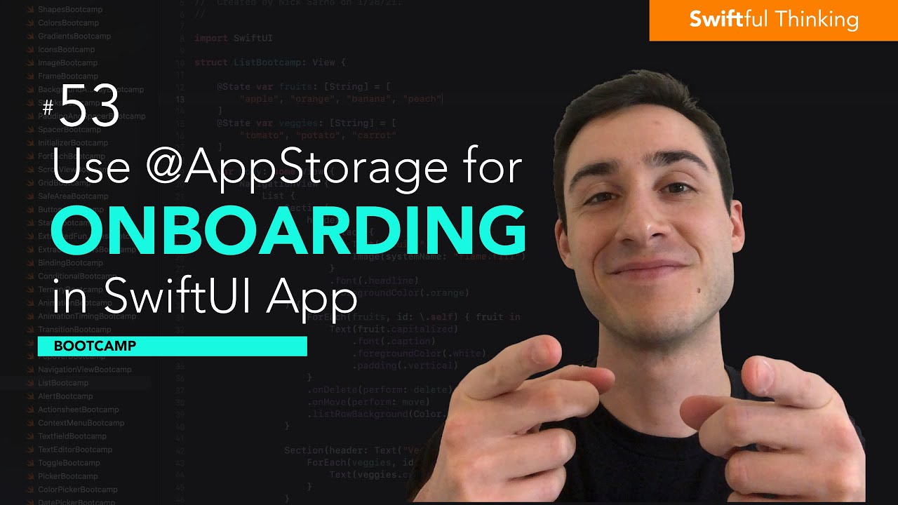 Manage user onboarding with @AppStorage and Transitions in SwiftUI | Bootcamp #53