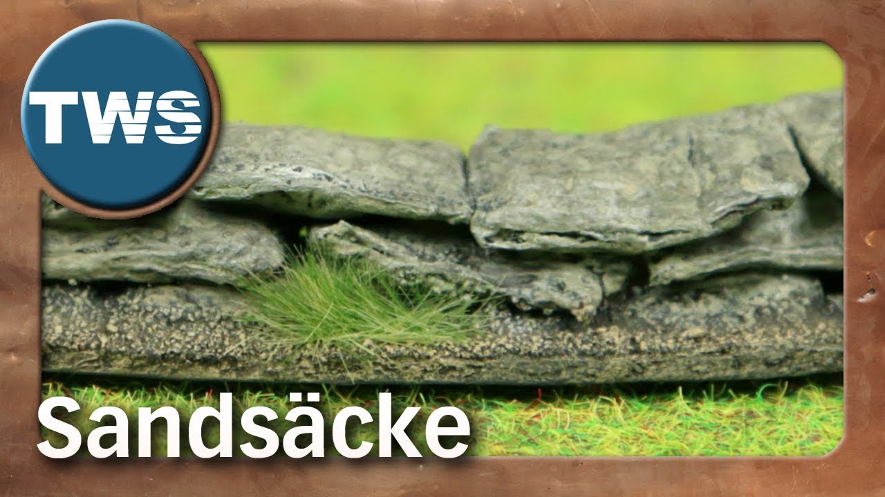 Tutorial: Sandsäcke / sandbags (Tabletop-Gelände, TWS)