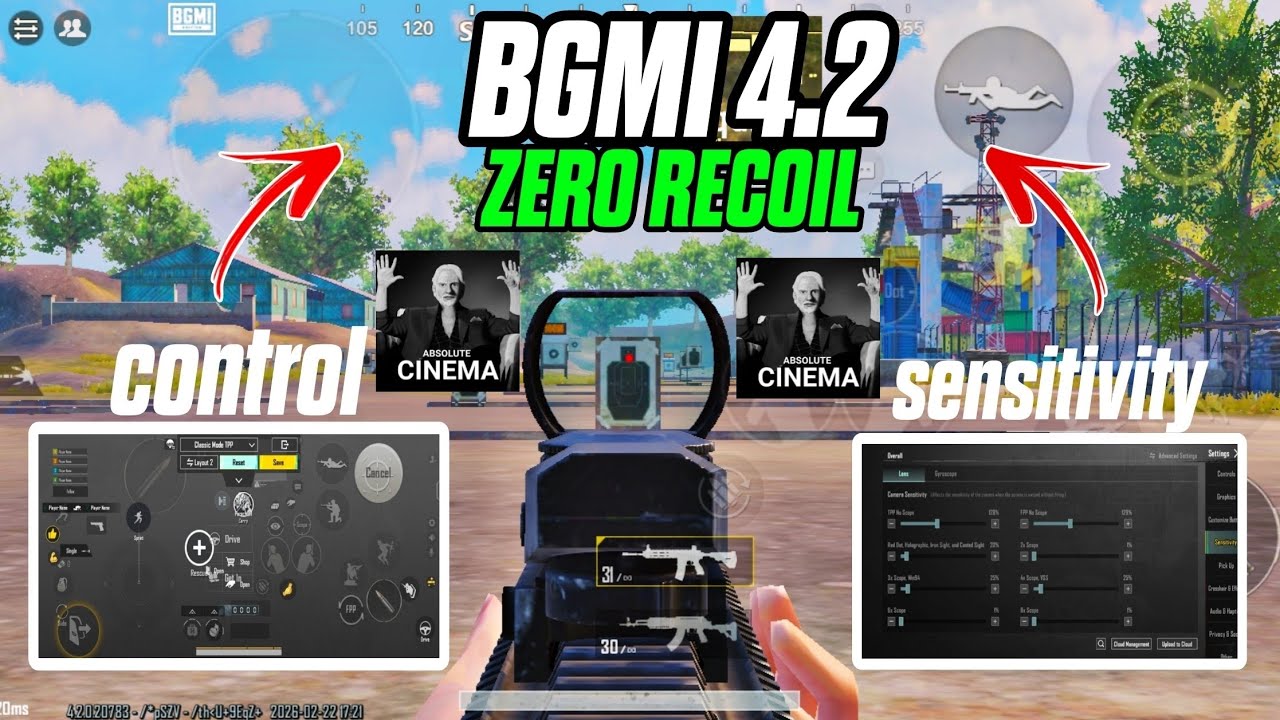 🔥ZERO RECOIL SENSITIVITY BGMI ✔️ + 4 CLAW 🥵 TRY ONCE DEFINITELY SUITS FOR YOU 👌🔥