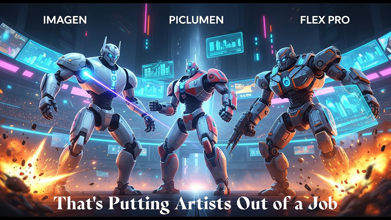 Epic AI Image Generator Battle: Google Imagen vs. PicLumen vs. FlexPro – Who Wins?