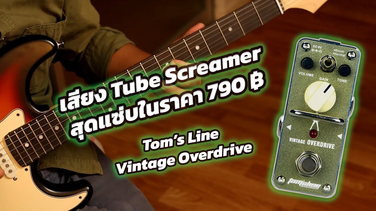 เสียงแตก TS-Style สุดคุ้มในราคา 790 !! กับ Tom's Line Vintage Overdrive ที่ จิ๋ว แจ๋ว แรงเกินตัววว