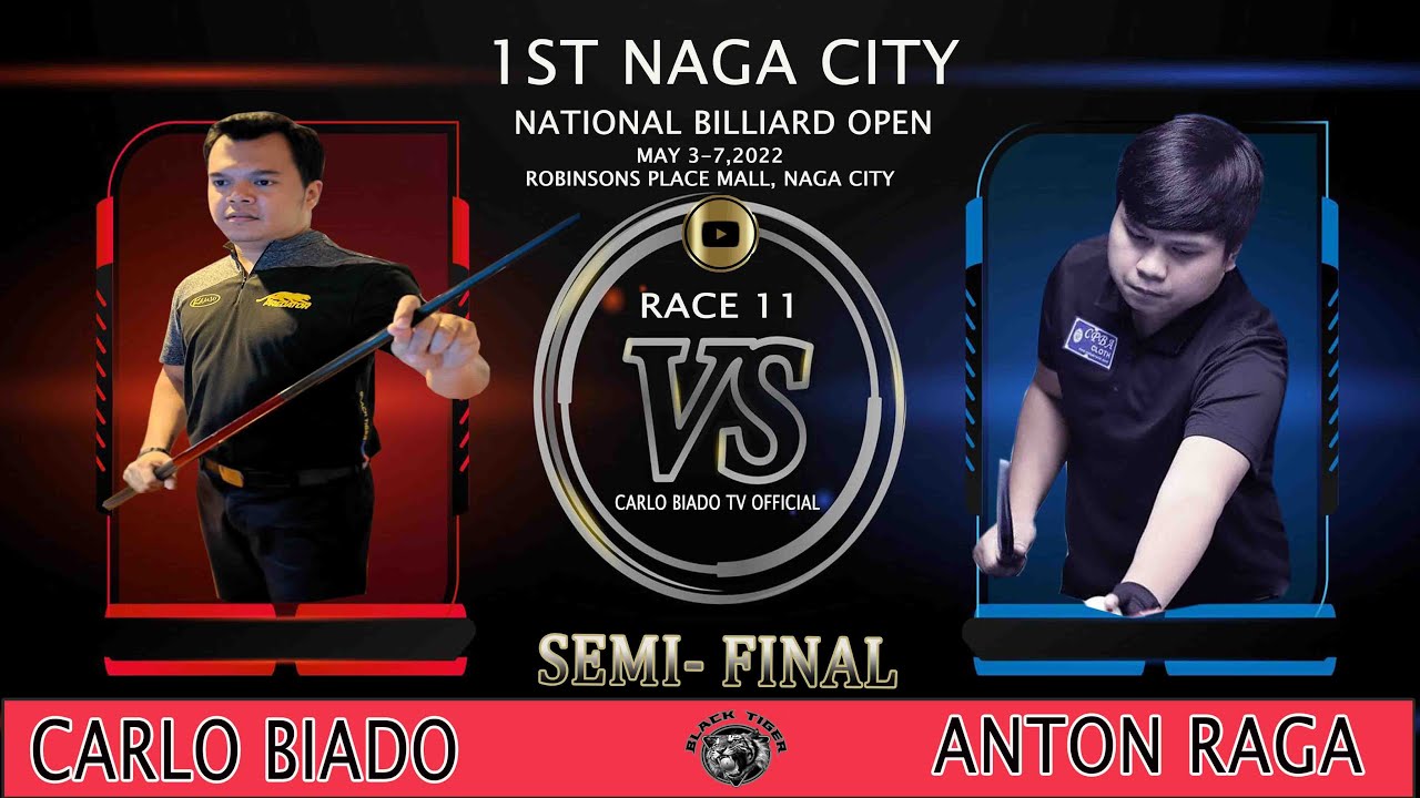 A. Raga VS C. Biado ▶ Semi-Final ▶ Race 11| Alternate Break ▶ 1st Naga City National Open 2022