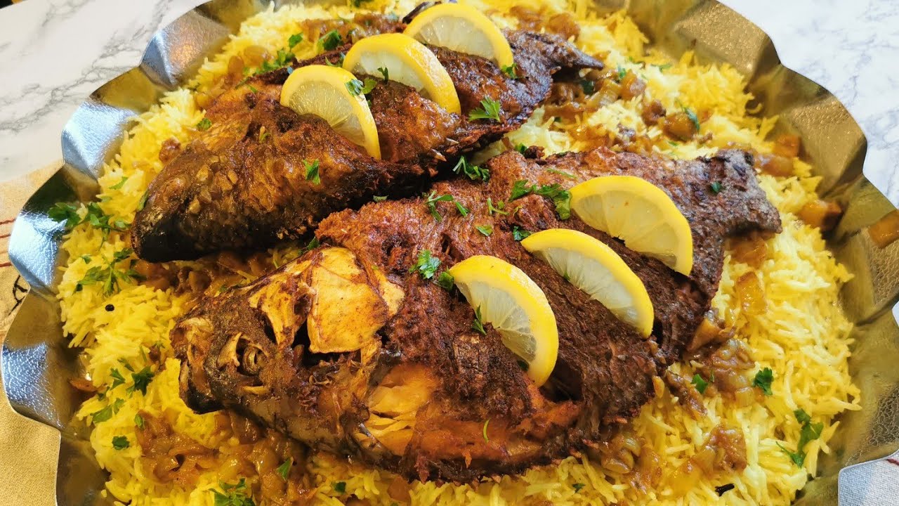 مطبق سمك بلطي على الطريقة البصراوية