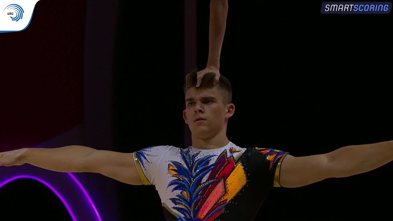 Bohdan POHRANYCHNIY & Danylo STETSIUK (UKR) - 2019 junior Europeans, all-around final