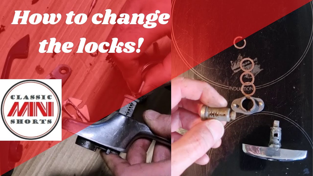 103 Classic Mini Restoration - How to change the lock barrel boot and door handel