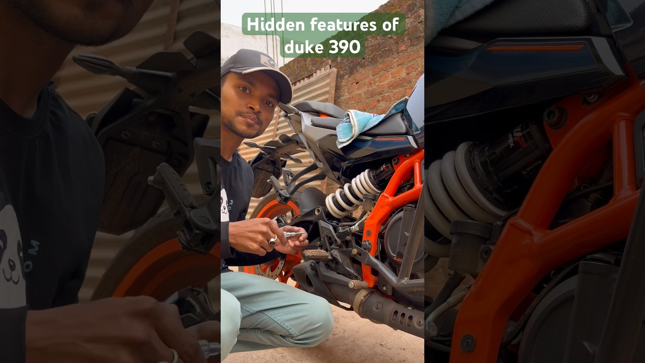 Hidden features of ktm duke 390 gen 3rd | adjustable suspension