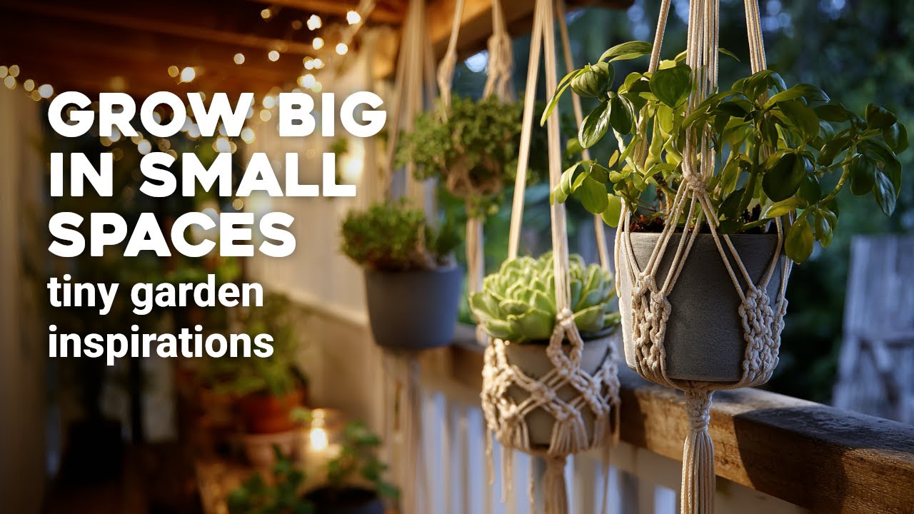 🌿 Tiny Garden Ideas for Small Urban Spaces: Grow Big in Small Spaces