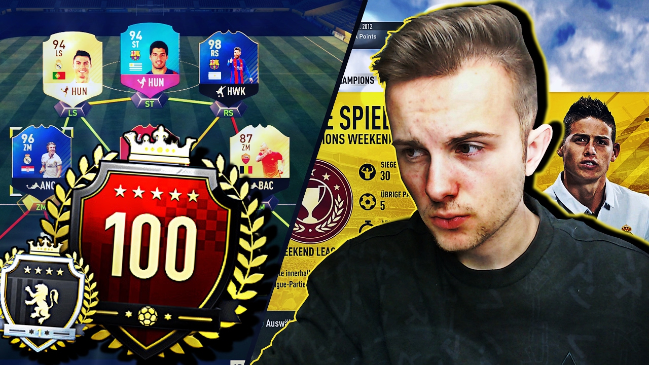TOP 100 - THE DREAM 😱😈 MEINE BESTE FIFA 17 WEEKEND LEAGUE