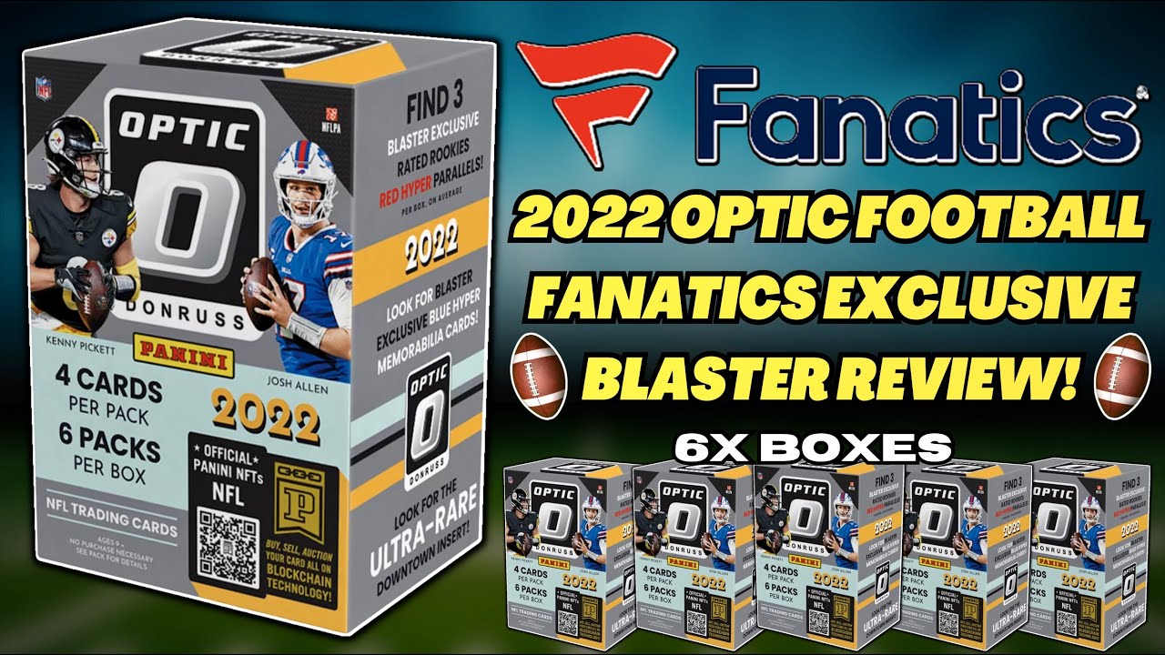 *ЭКСКЛЮЗИВНЫЙ ОБЗОР БЛАСТЕРНОЙ КОРОБКИ OPTIC FOOTBALL FANATICS 2022 ГОДА!🏈