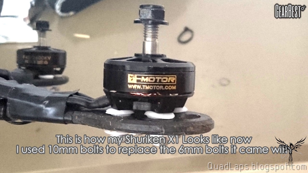 Soft Mounted Motors - Does it work? Shuriken X1 Yaw Oscillation Fix