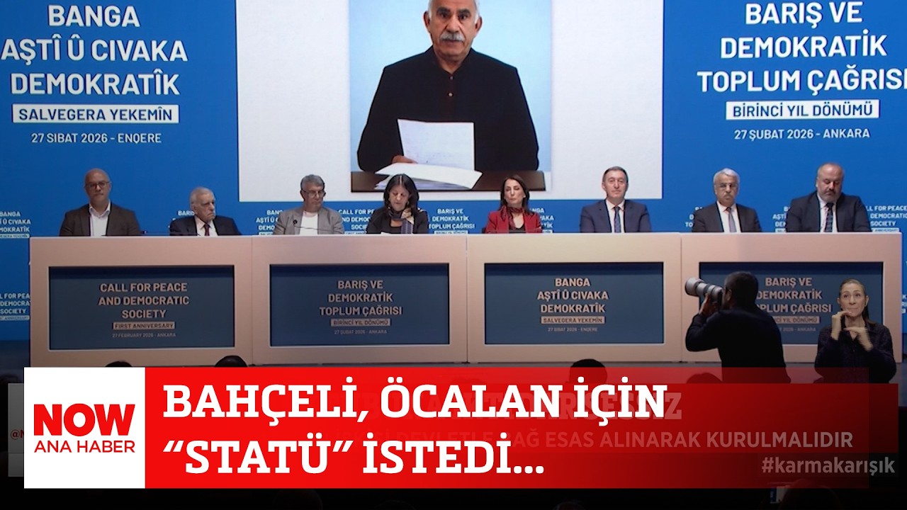 Bahçeli, Öcalan için “statü” istedi... 27 Şubat 2026 Selçuk Tepeli ile NOW Ana Haber