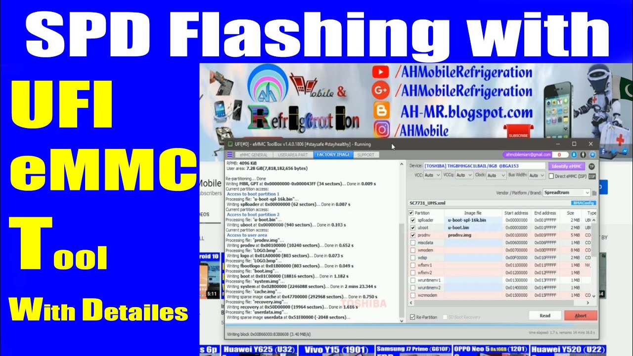 SPD (PAC File Flashing) with UFI Box eMMC Tool | Urdu Hindi