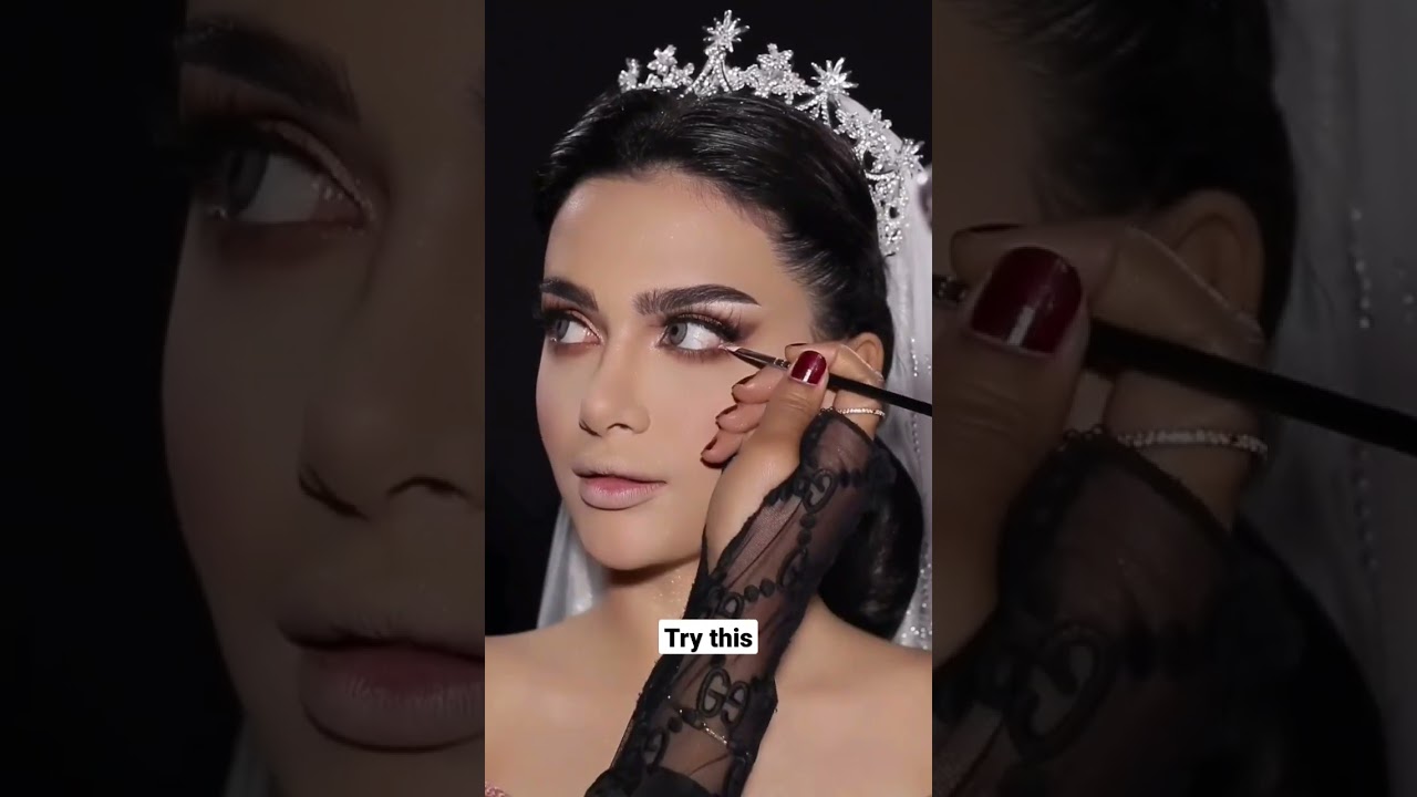 3 steps to big eyes makeup technique 🔥💯🤩 #viral #shorts #youtubeshorts