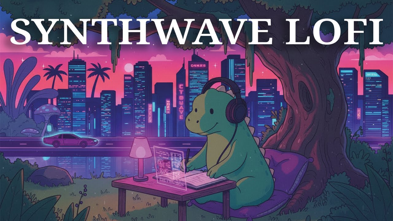 Synthwave Lo-Fi🌌 | Neon Beats for Focus & Night Drives (30 Min)