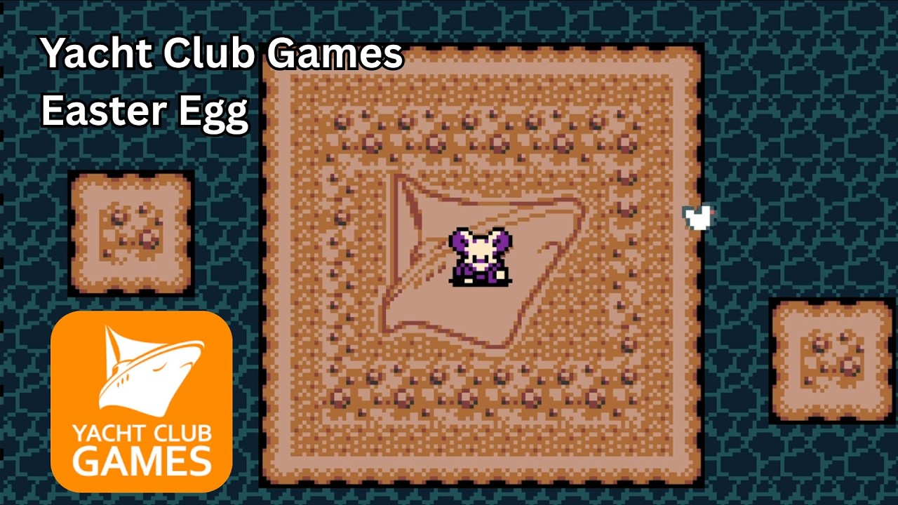 Mina the Hollower - Yacht Club Games Logo Easter Egg