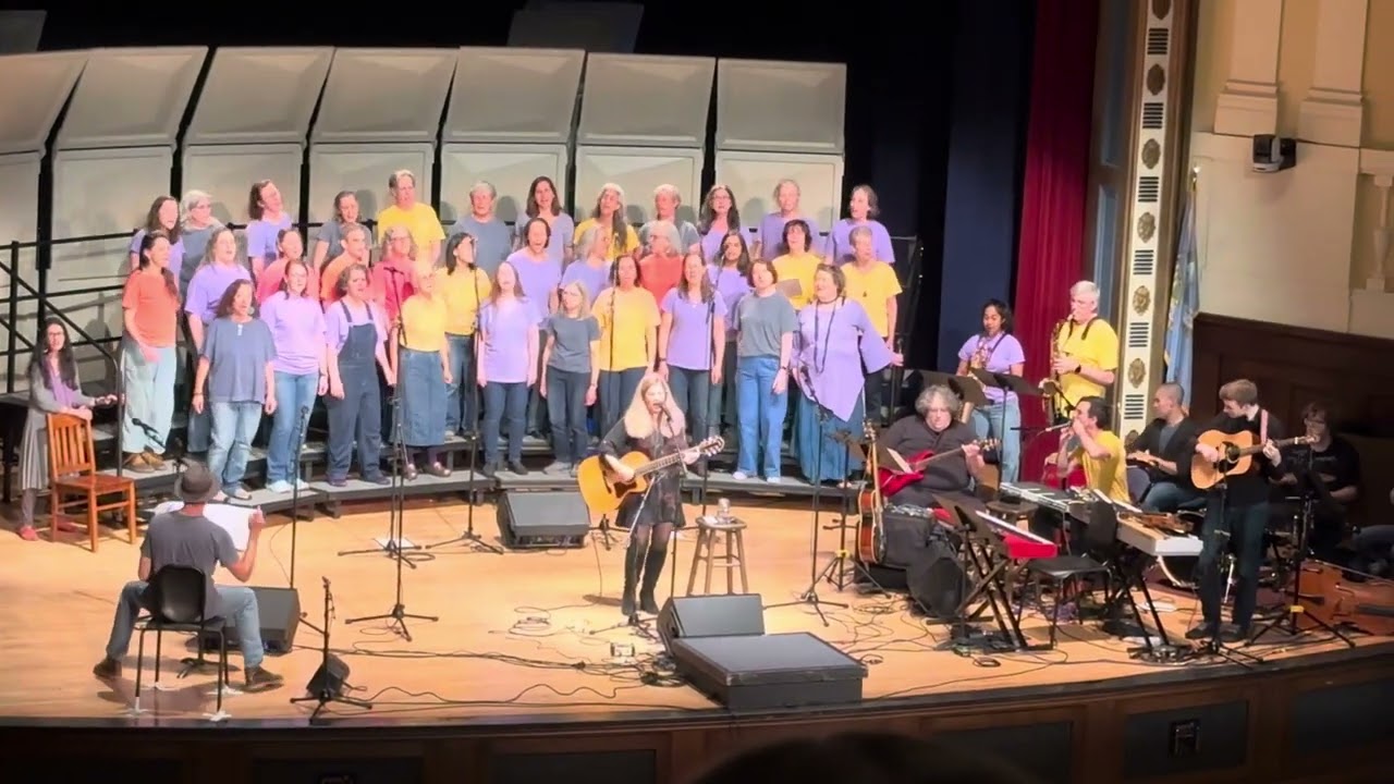Dar Williams - As Cool As I Am - Live at Cary Hall with Church Choir (Lexington, MA)