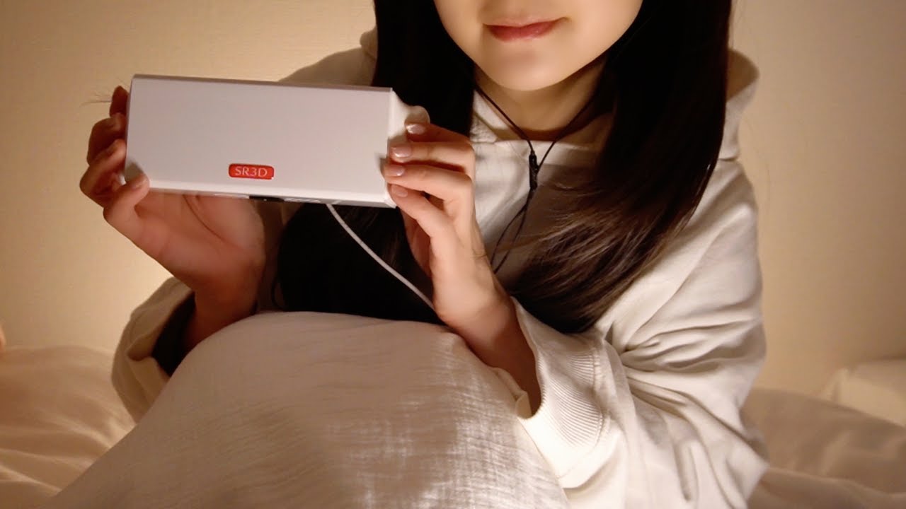 【ASMR】鼓膜剥がしたSR3dで耳かきとゼロ距離囁き雑談｜ Ear Cleaning & Whisper Talk