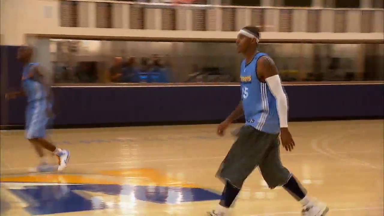 Carmelo Anthony Wireless from Training Camp