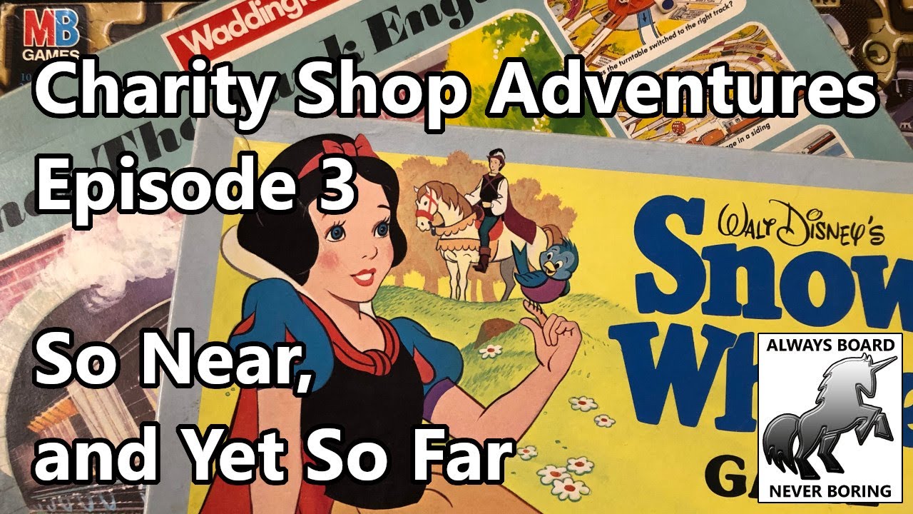 Always Board Never Boring Retro Board Game Charity Shop Adventures | Disney, Thomas & Space Crusade