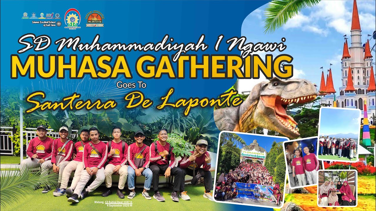 SERUNYA SANTERRA DE LAPONTE | SD Muhammadiyah 1 Ngawi Liburan ke Santerra Malang 2025 🎉