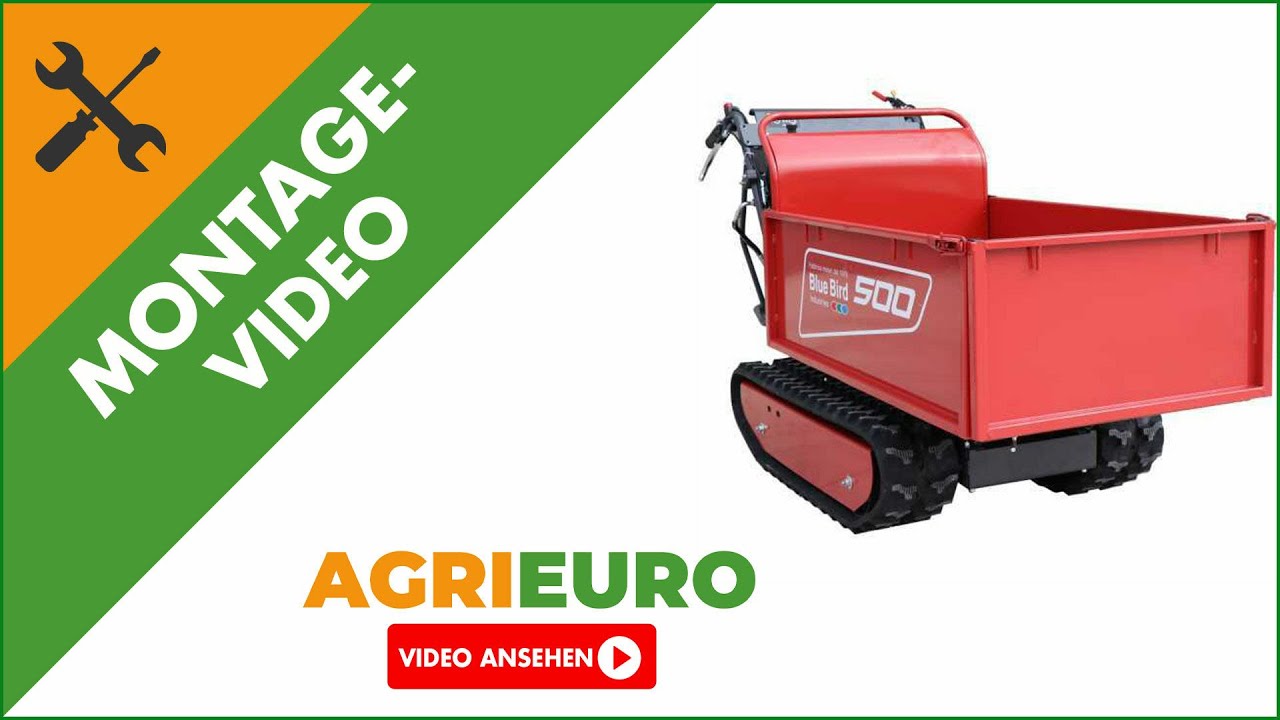 Montagevideo - Raupentransporter BLUE BIRD Transporter 500 H