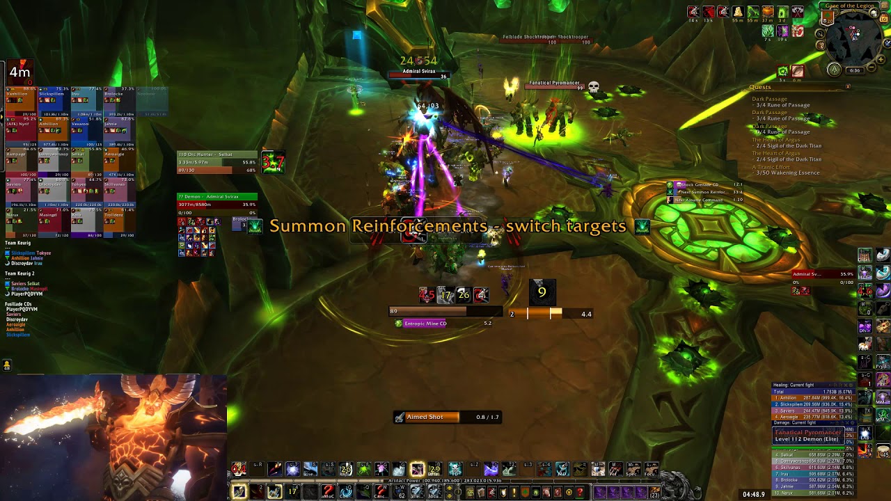 Hostile Mythic Antoran High Command