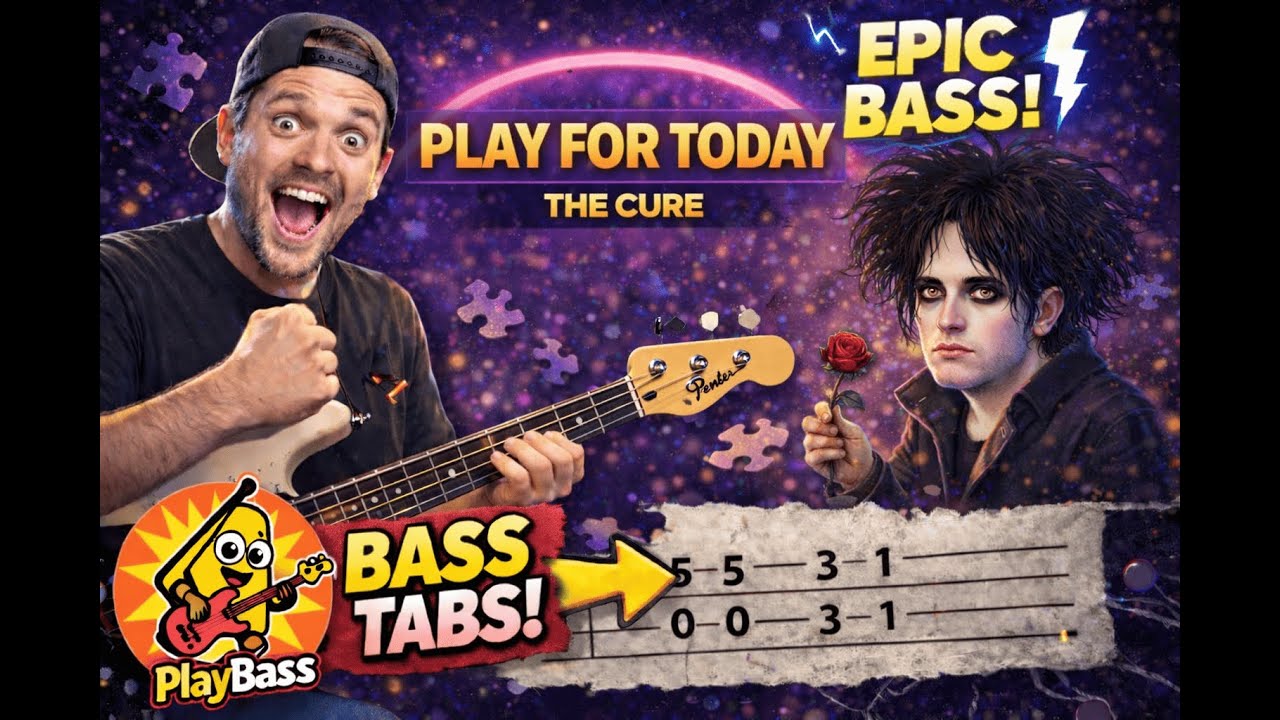 Play for Today – The Cure (Bass Cover + Tab)