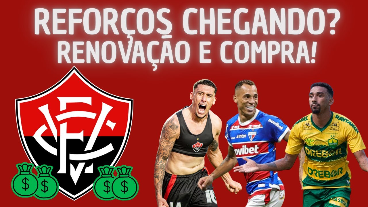 🤔ATUALIZAÇÃO: VITÓRIA PERTO DE ACERTAR COM DOIS JOGADORES! VOLANTE BEM ENCAMINHADO! 👀👍