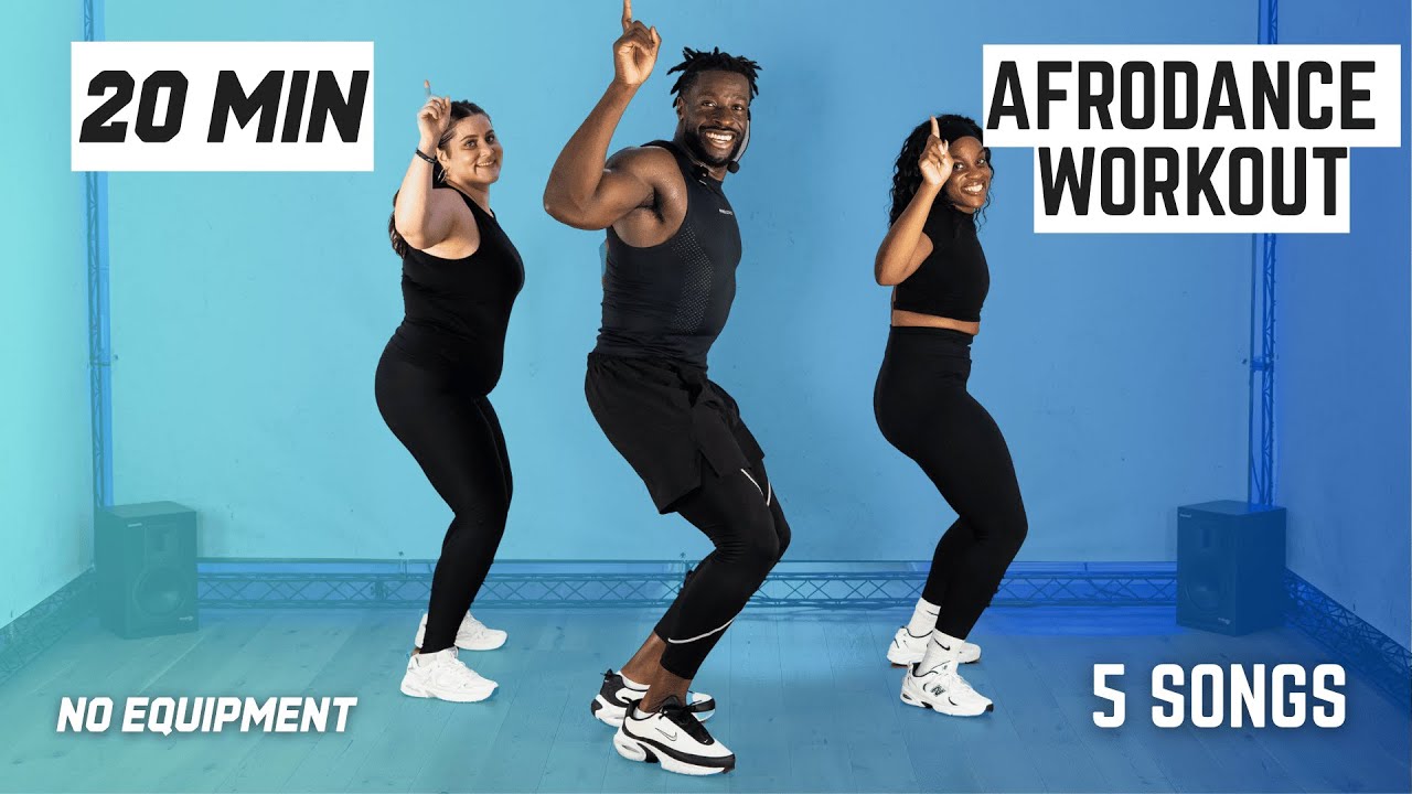 20-минутная фитнес-тренировка с афро-танцами от Afroletics | Сжигаем калории и заряжаемся энергие...