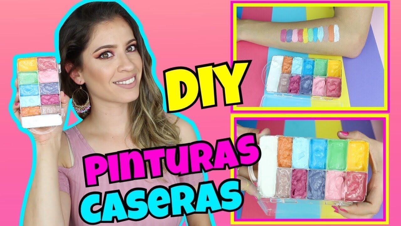 Como hacer Pintura Facial Casera para HALLOWEEN | PINTURA EN CREMA Para Cara y Cuerpo | NatyGloss