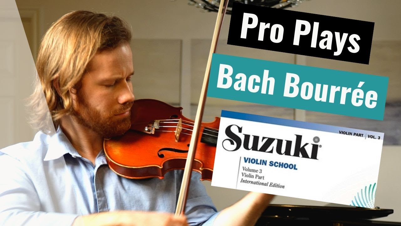 PRO plays | Bourrée | Suzuki Violin Book 3 | Solo Violin