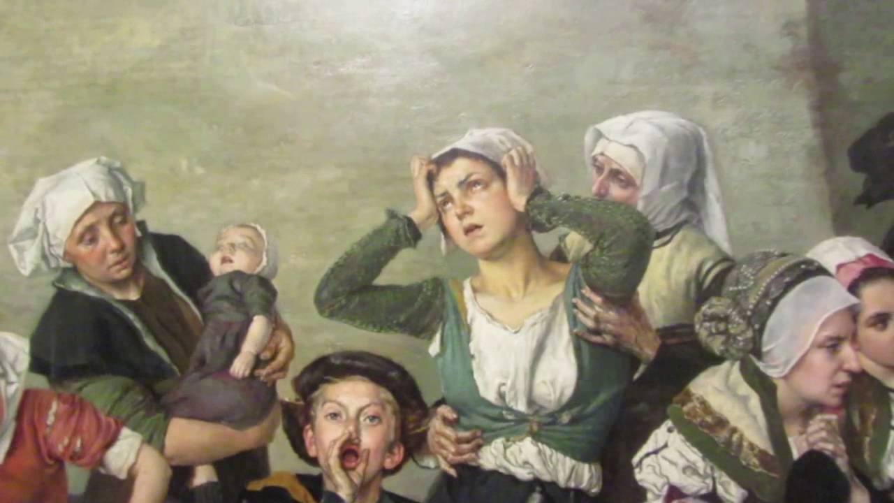 Whisper in museum - Stanford Cantor classic paintings
