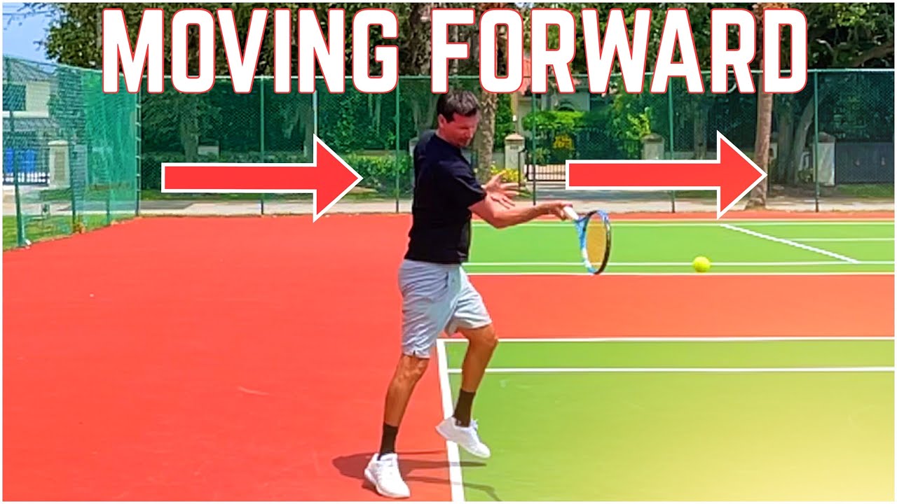 When To Move Body Forward in Tennis | Weight Transfer Tutorial All Strokes