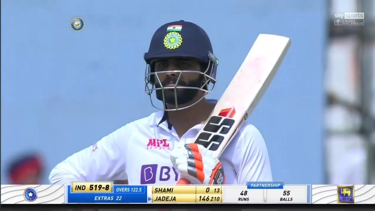 Jadeja&rsquo;s Record-Breaking 175 🤯 | Batting Brilliance in Mohali Test 2022!