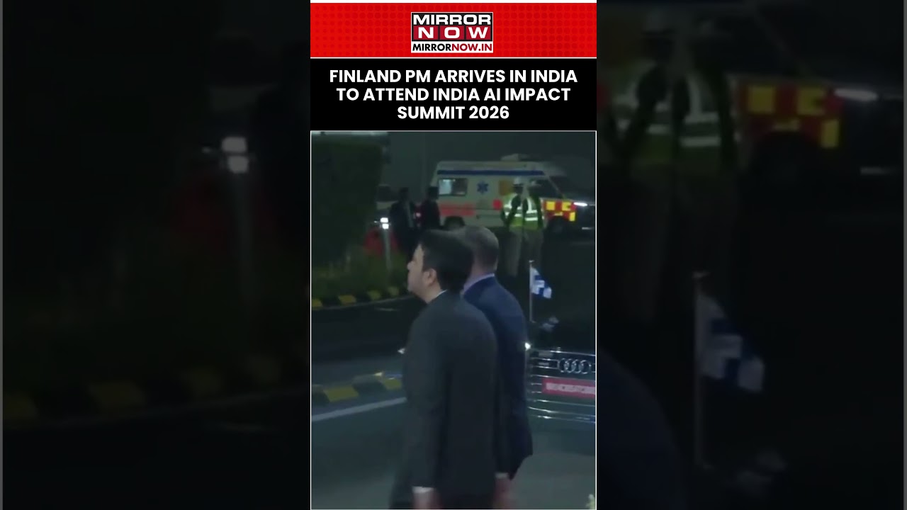 Finland PM Petteri Orpo Arrives In India To Attend India AI Impact Summit 2026 | Watch #shorts