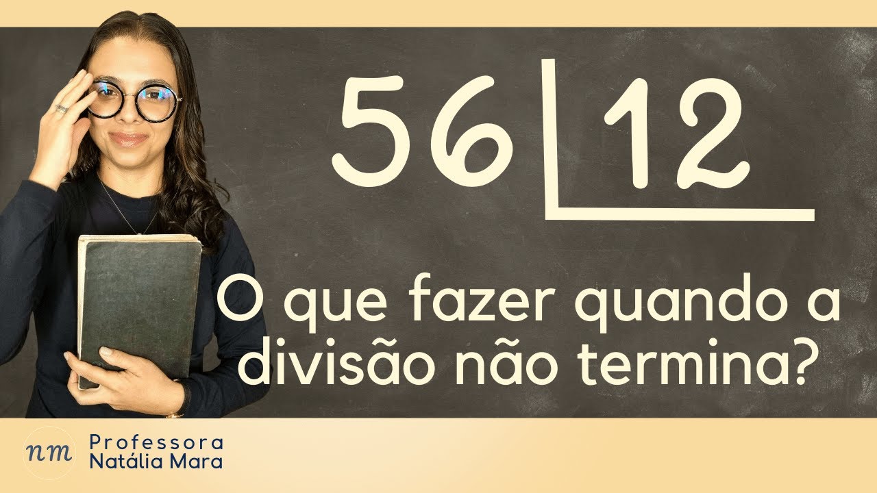 56÷12 | 56/12 | 56 dividido por 12| Como dividir 56 por 12? | Divisão que não termina