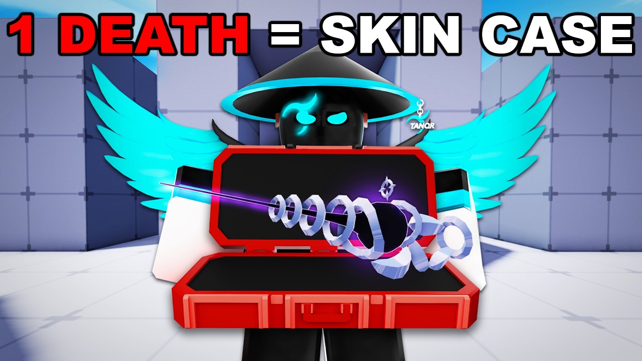 Я РАСПАКОВЫВАЛ 100 кейсов со скинами КАЖДЫЙ РАЗ, КОГДА УМИРАЛ В Rivals... (Roblox)