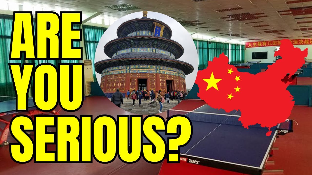 Если вы СЕРЬЕЗНО относитесь к настольному теннису… посетите Китай! 🇨🇳