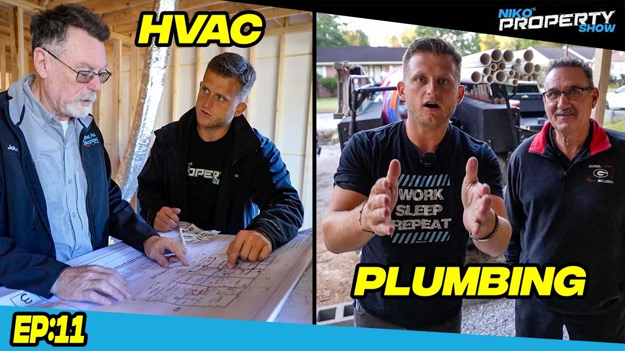 Plumbing Rough In & HVAC Rough In - Building a House | $475,000 Duplex Build | EP 11