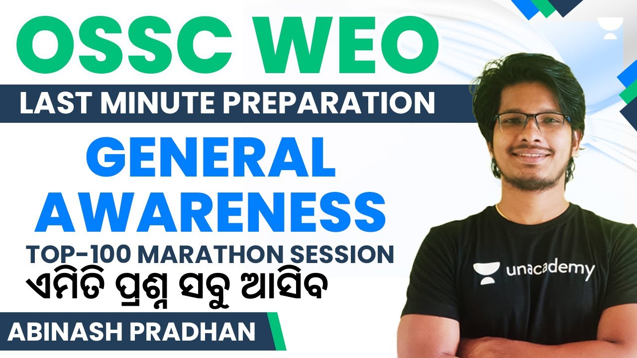 OSSC Welfare Extension Officer | General Awareness Marathon