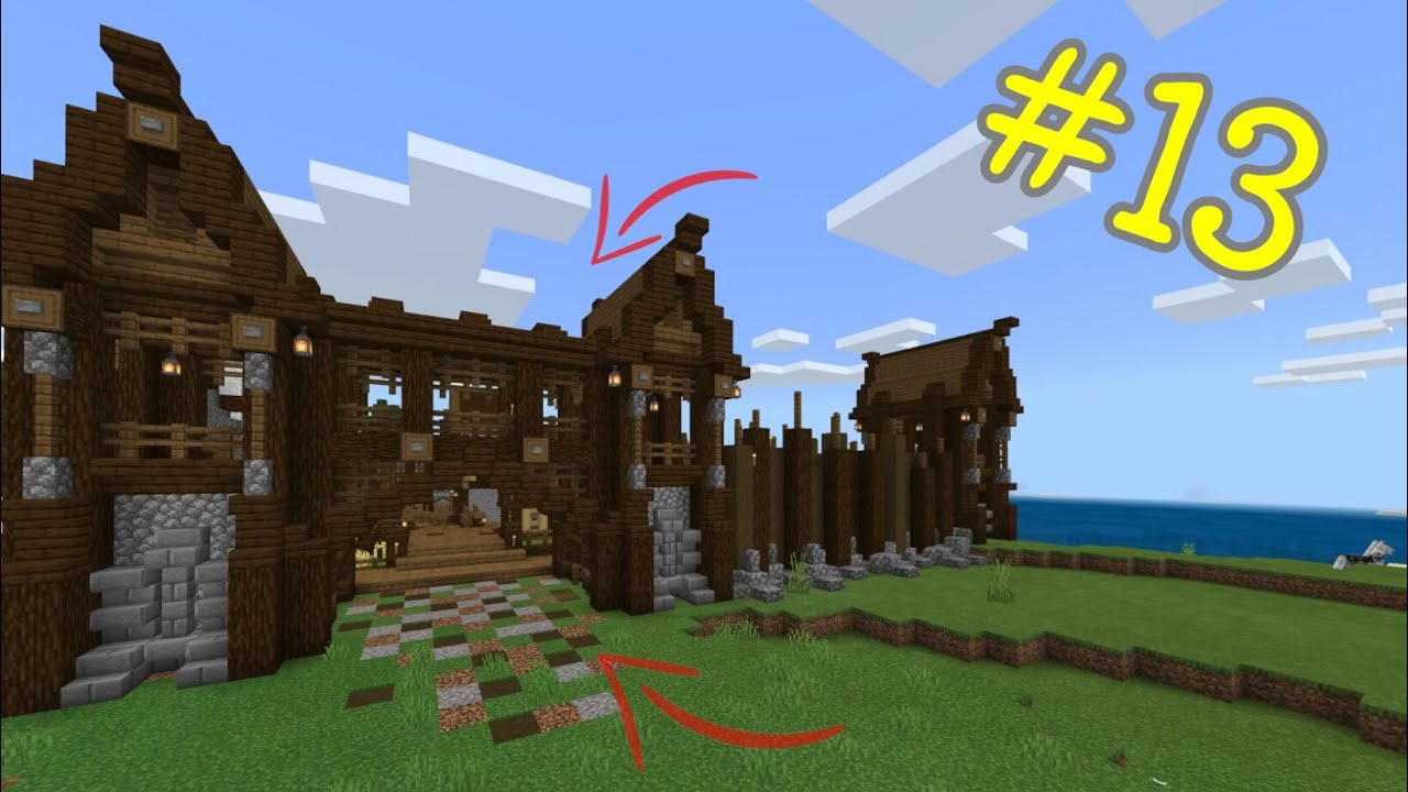 Minecraft ITA #13 CANCELLO e MURA medievali! (tutorial)