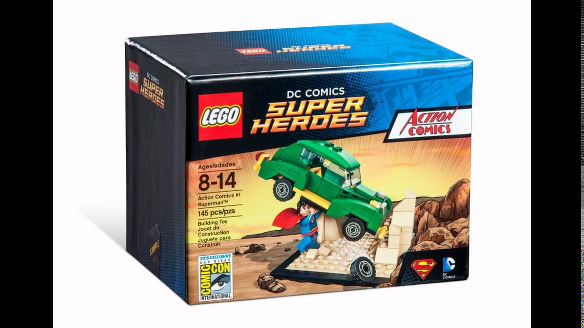Lego SDCC 2015 DC Superheroes Action Comics #1 Superman Set Pictures